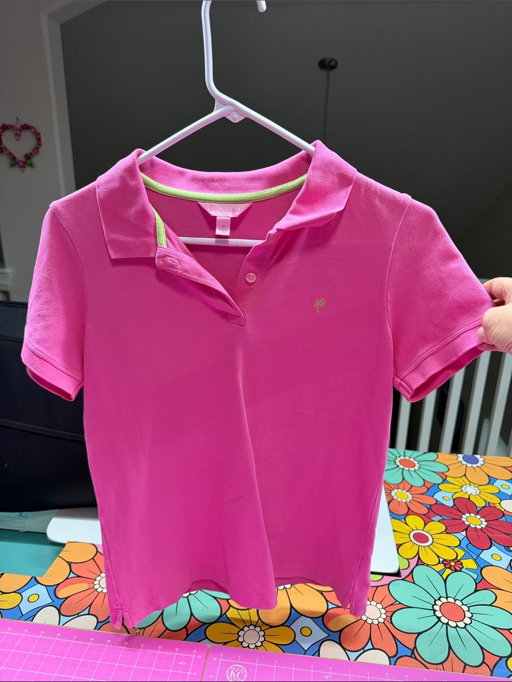Lilly Pulitzer Bright Pink Girls' Polo